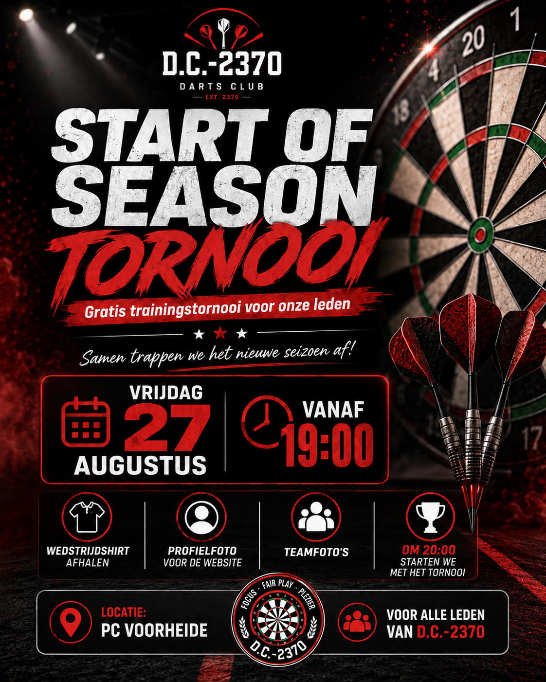 D.C-2370: Start of Season Trainingstornooi