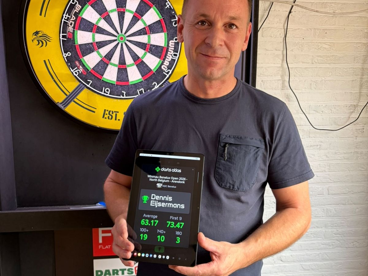 Dennis Eijsermans wint de tweede Benelux Open 2026 Pub Qualifier in PC Voorheide!