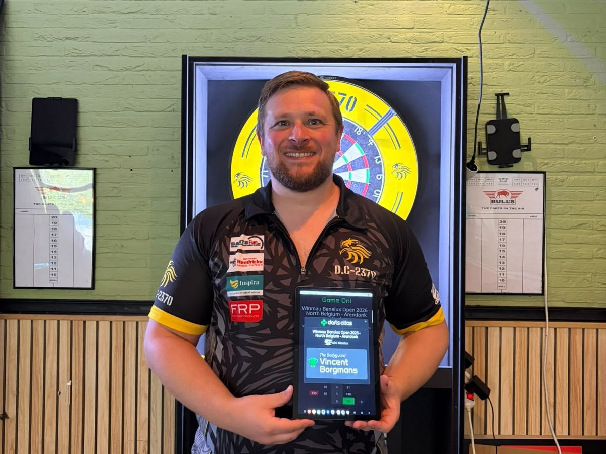 Vincent Borgmans wint de vijfde en laatste Benelux Open 2026 Pub Qualifier in PC Voorheide!