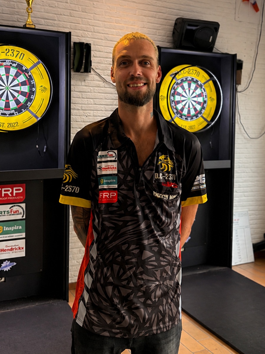 Dartspeler Erik Boom