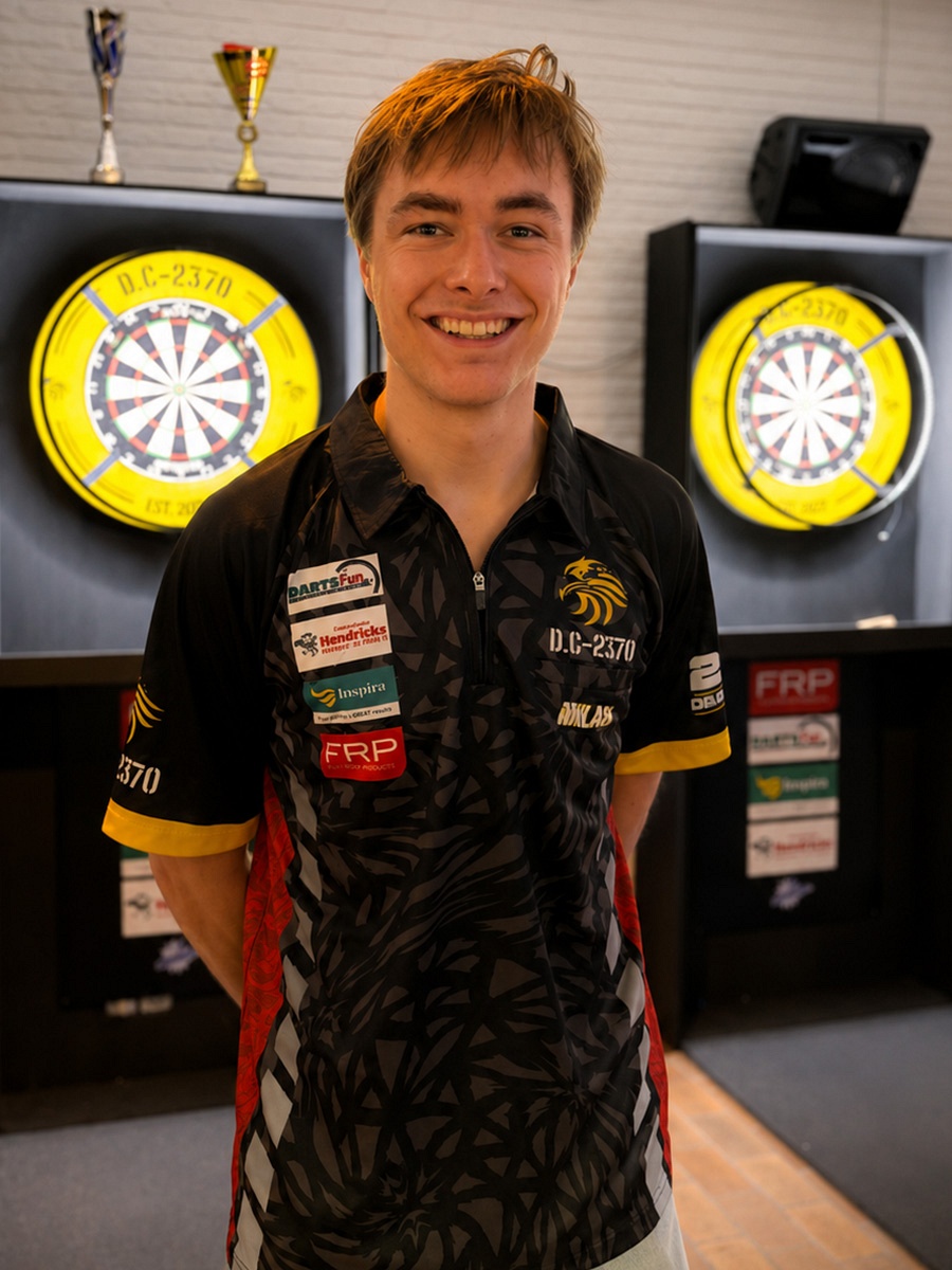 Dartspeler Milan Van Den Heuvel