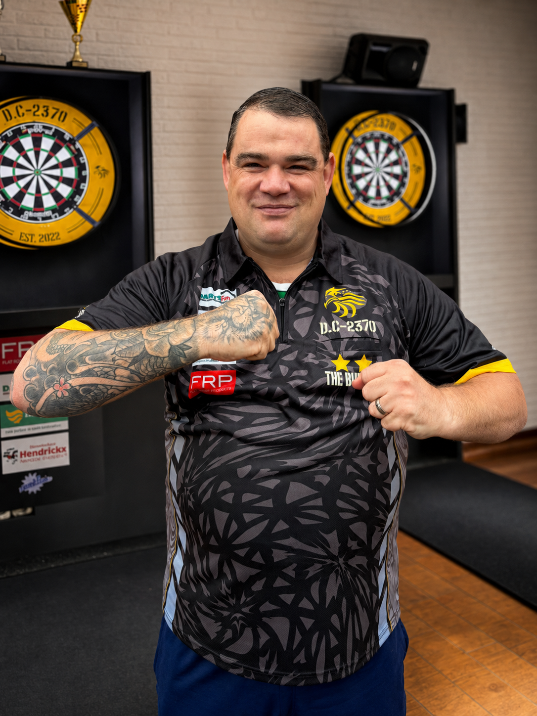 Dartspeler Willem Van De Ven